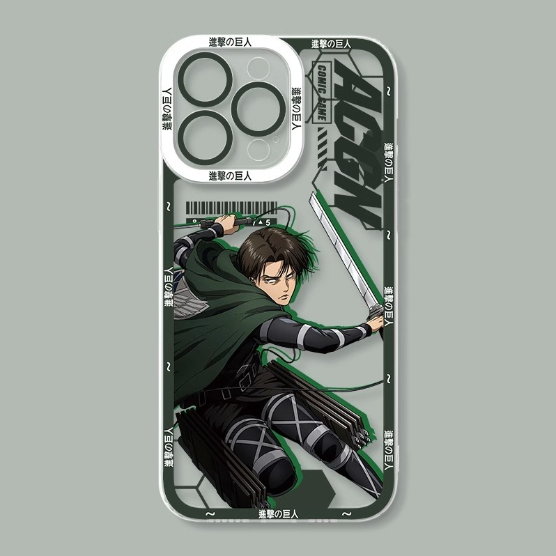 進擊的巨人透明防摔軟殼-CASEZONE