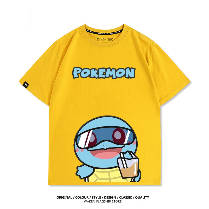 精靈寶可夢 啵啵奶茶 印花短袖T恤-CASEZONE