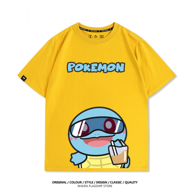 精靈寶可夢 啵啵奶茶 印花短袖T恤-CASEZONE