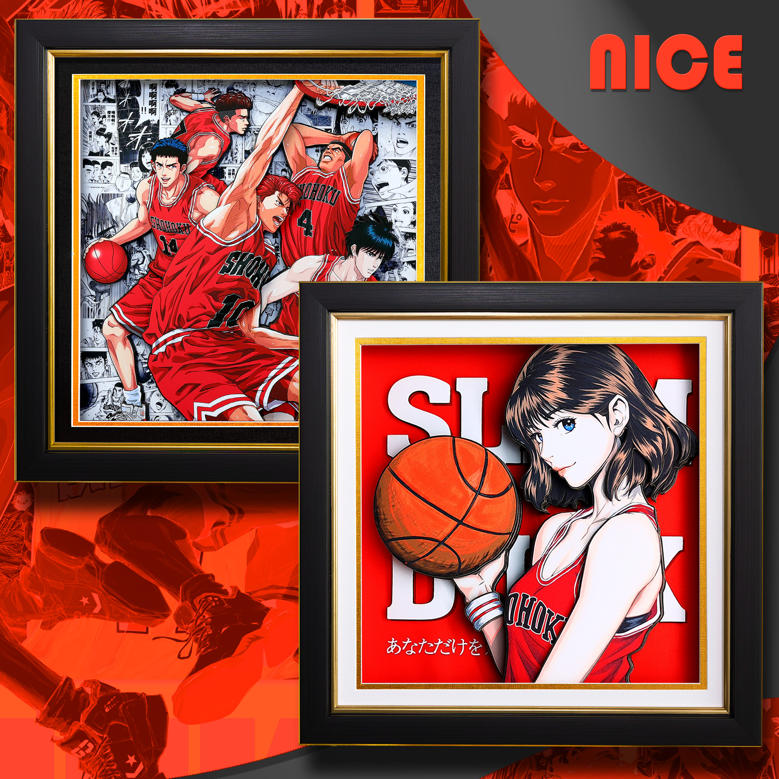 灌籃高手 3D立體畫-CASEZONE