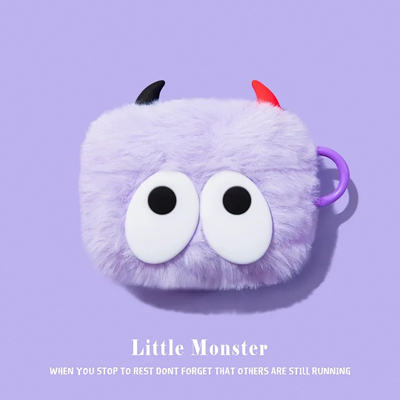 毛絨玩偶AirPods耳機保護殼-CASEZONE