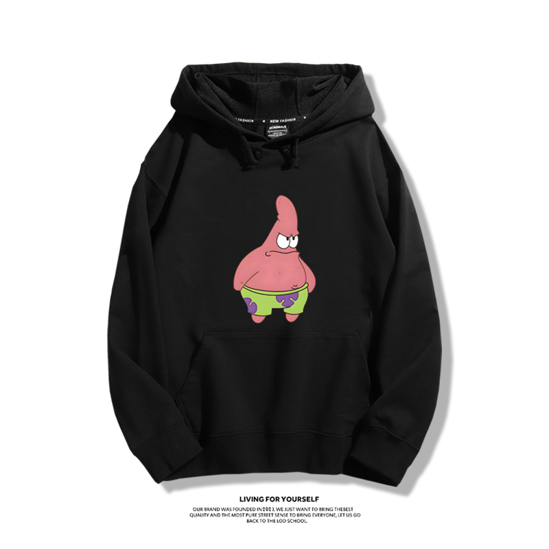 派大星新款 親子情侶男女款連帽衛衣-CASEZONE