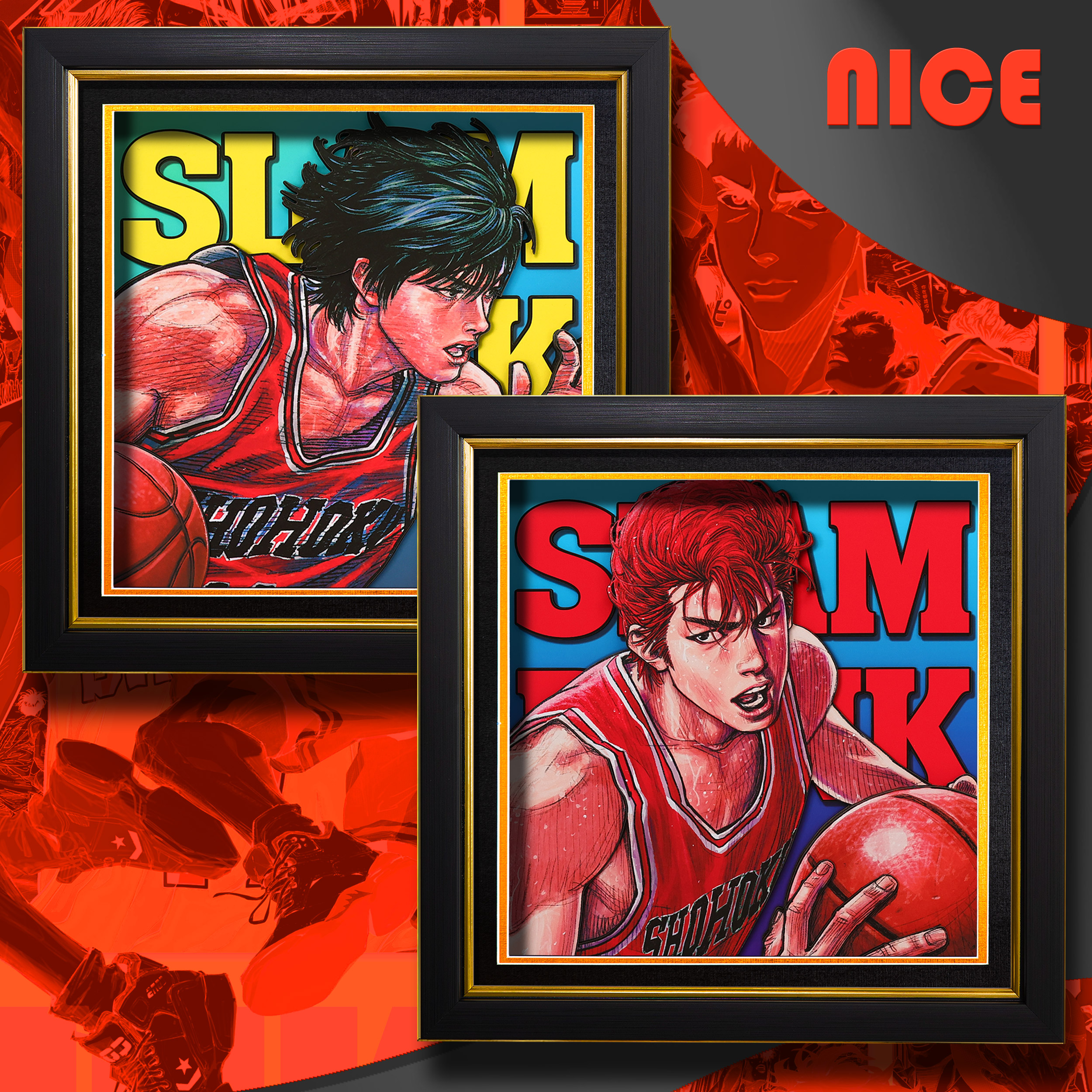 灌籃高手 3D立體畫-CASEZONE