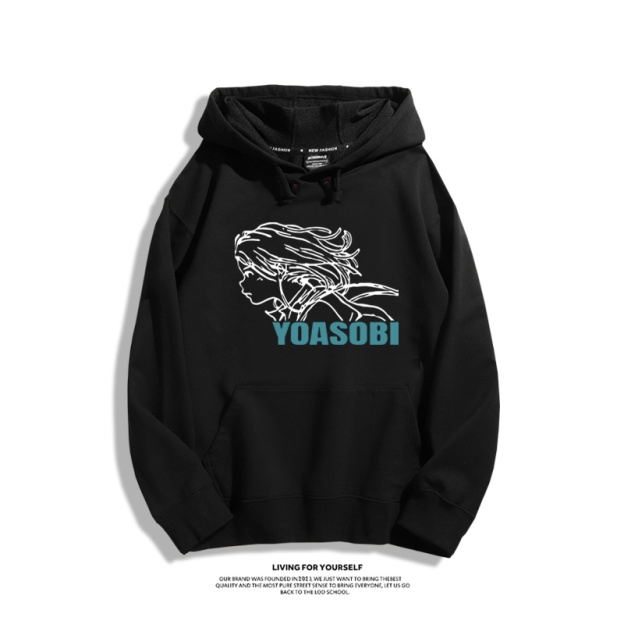 yoasobi樂隊 2025秋冬新款 親子情侶裝連帽衛衣