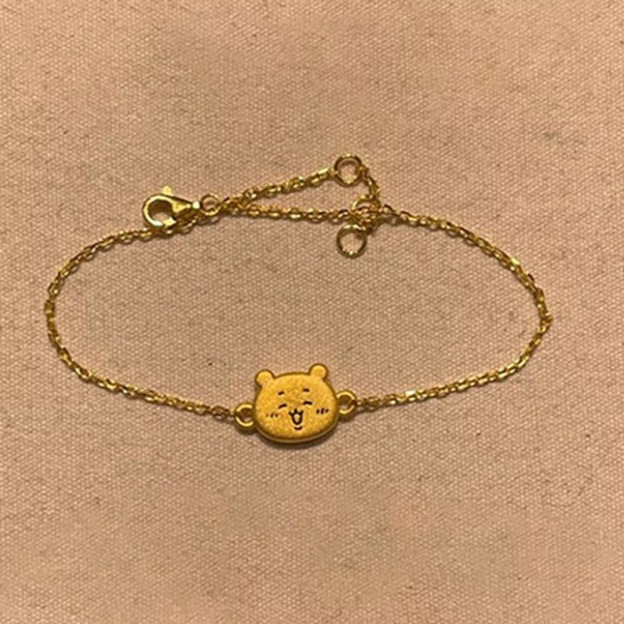 Chiikawa 萌系金色手鏈｜精緻萌系輕奢飾品