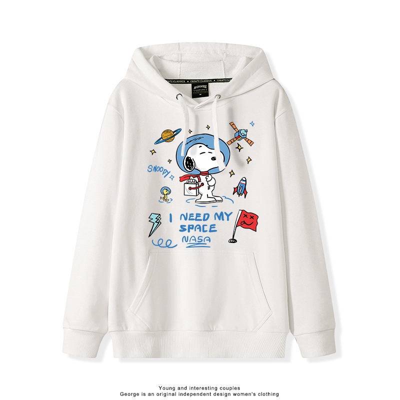 史努比 聯名衛衣2025秋冬新款親子情侶裝連帽衛衣