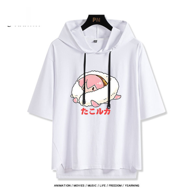 巡音流歌 連帽短袖T恤-CASEZONE