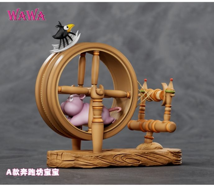 【預購】wawa工作室 宮崎駿桌面小擺件系列 奔跑坊寶寶