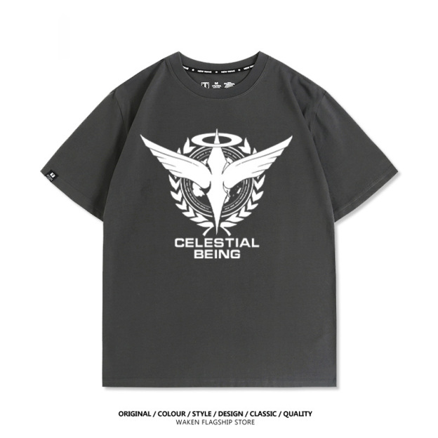 機動戰士鋼彈潮牌 印花短袖T恤-CASEZONE