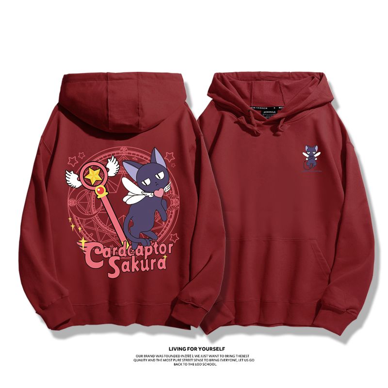 魔卡少女櫻新款 親子情侶男女款連帽衛衣-CASEZONE