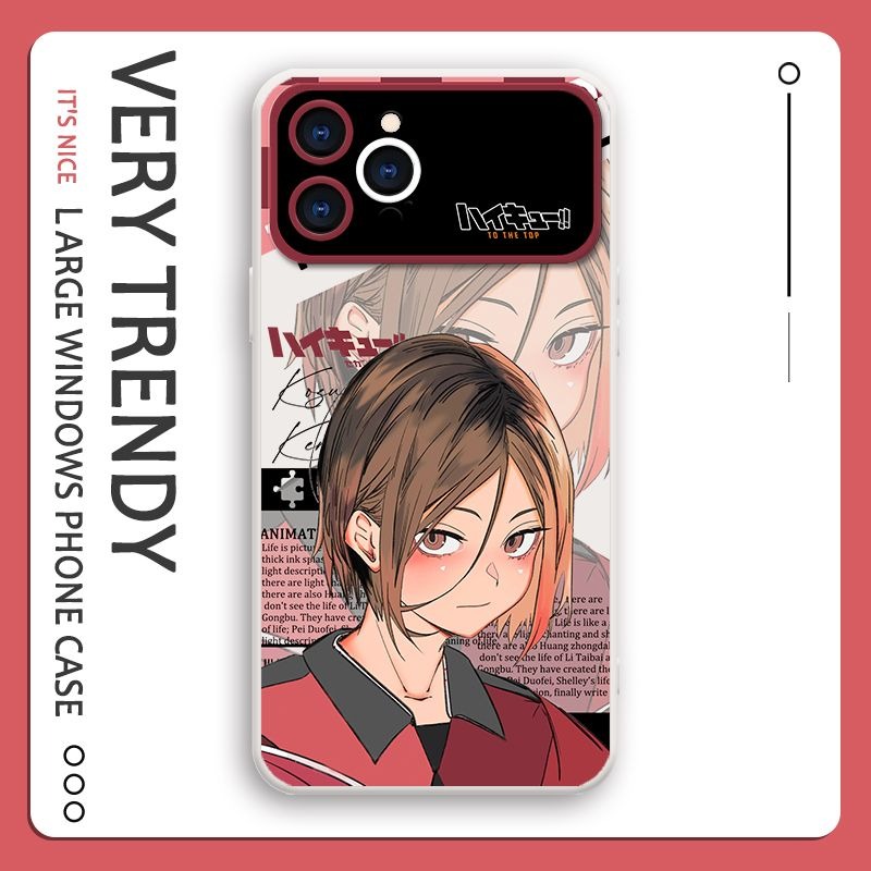 排球少年液態大視窗全包矽膠防摔軟殼-CASEZONE