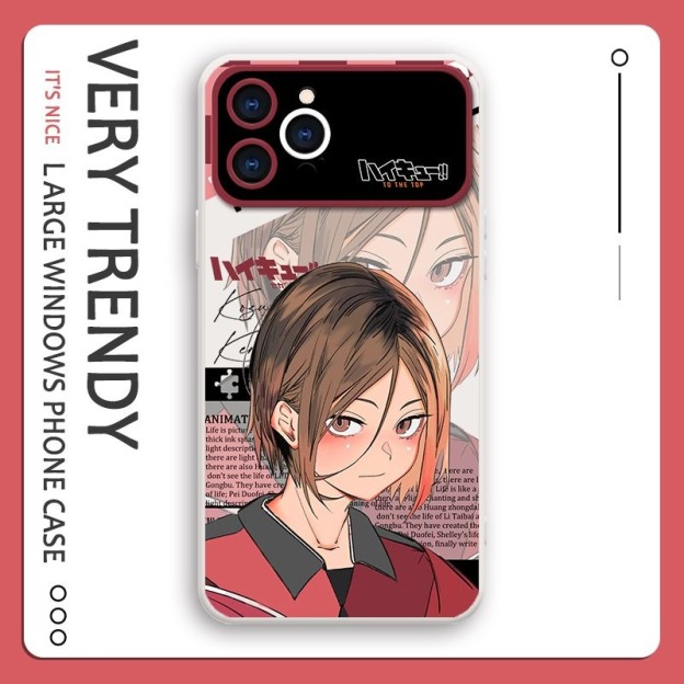 排球少年液態大視窗全包矽膠防摔軟殼-CASEZONE