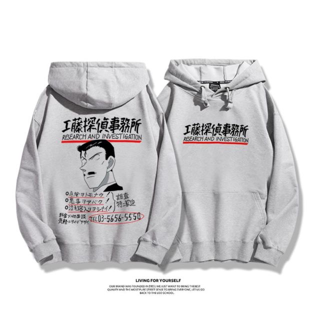 名偵探柯南新款 親子情侶男女款連帽衛衣-CASEZONE