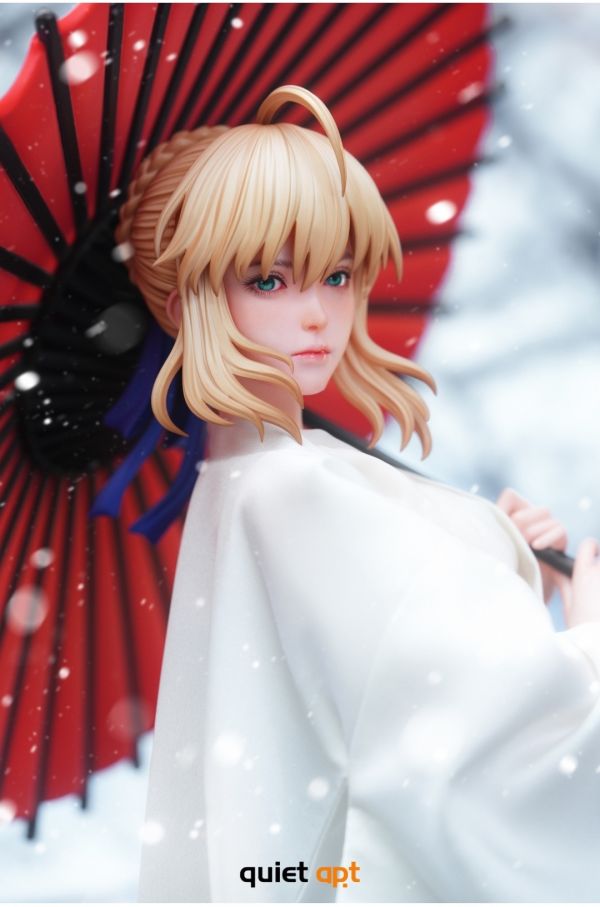 【預購】QuietArt 白色永恆 和風 saber 阿爾託莉雅·潘德拉貢-CASEZONE