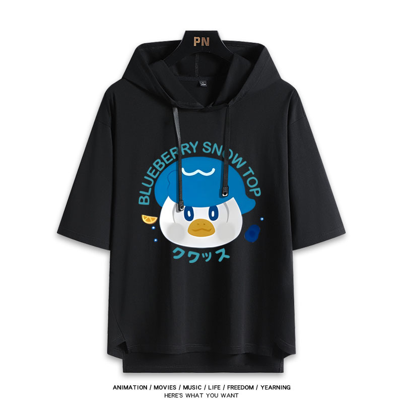 寶可夢新款 親子情侶男女款連帽短袖T恤