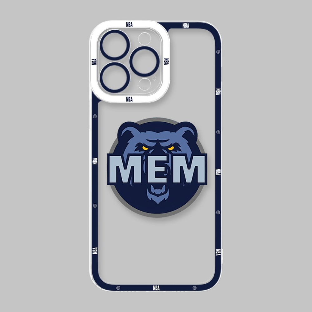 NBA隊徽透明防摔軟殼-CASEZONE