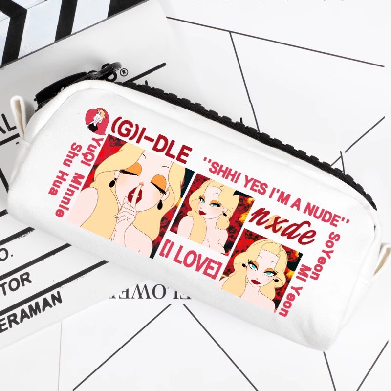 (G)I-DLE 專輯應援 同人筆袋收納文具盒-CASEZONE