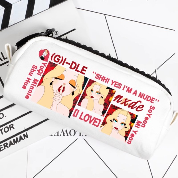 (G)I-DLE 專輯應援 同人筆袋收納文具盒-CASEZONE