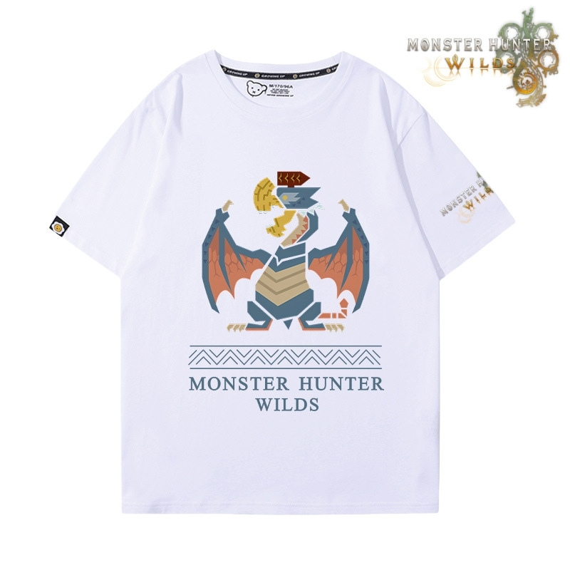 魔物獵人荒野印花短袖T恤