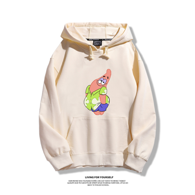 派大星新款 親子情侶男女款連帽衛衣-CASEZONE