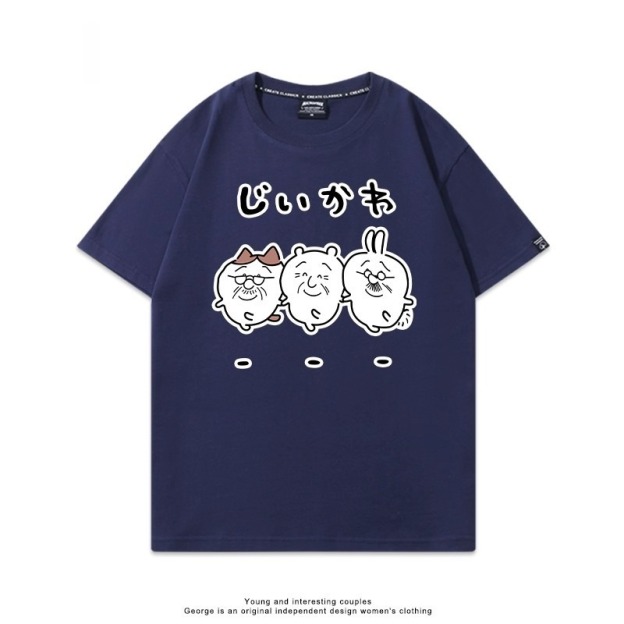Chiikawa 2025親子情侶男女同款 印花短袖T恤-CASEZONE