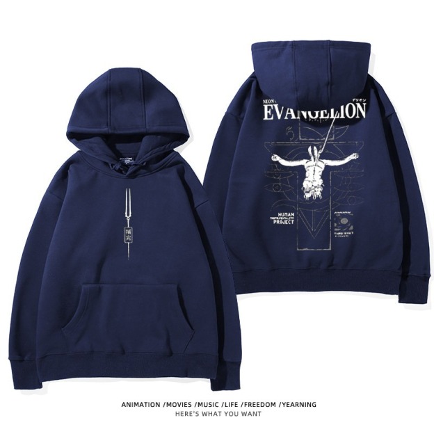 EVA新世紀福音戰士新款 男女同款連帽衛衣