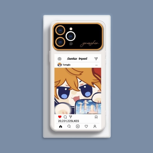 原神液態大視窗全包矽膠防摔軟殼-CASEZONE