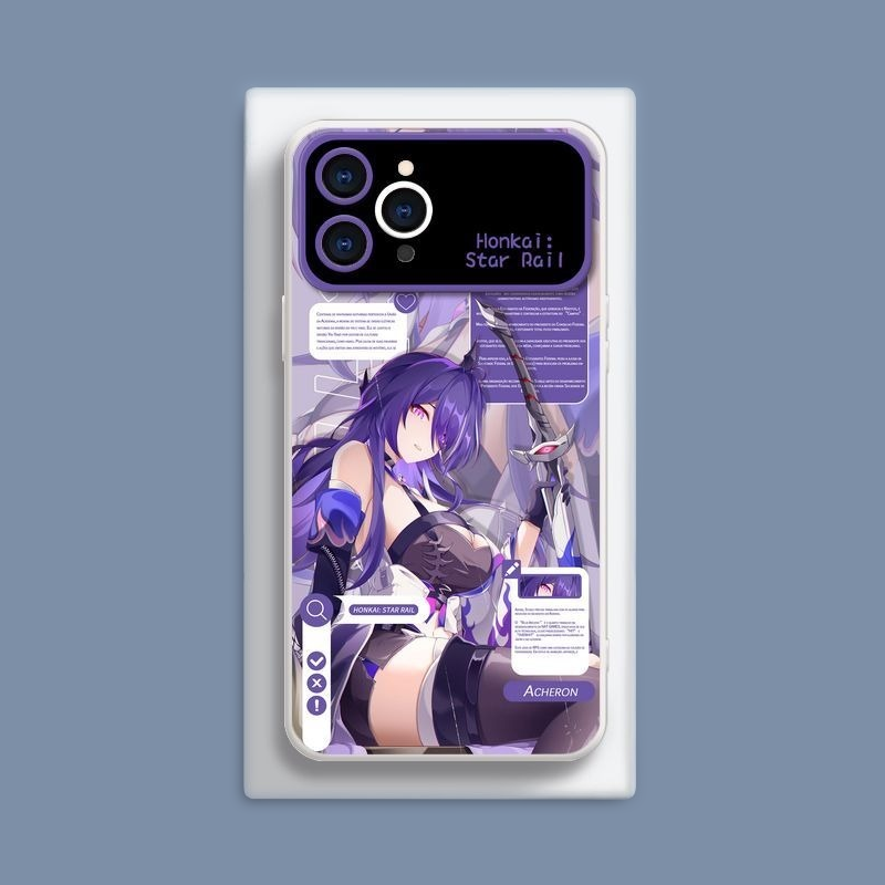 星穹鐵道黃泉液態大視窗全包矽膠防摔軟殼-CASEZONE