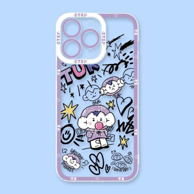 ITZY天使眼透明防摔軟殼-CASEZONE