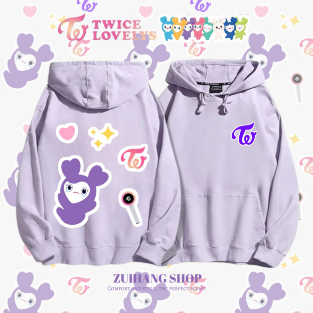 Twicelovely新款 親子情侶男女款連帽衛衣-CASEZONE