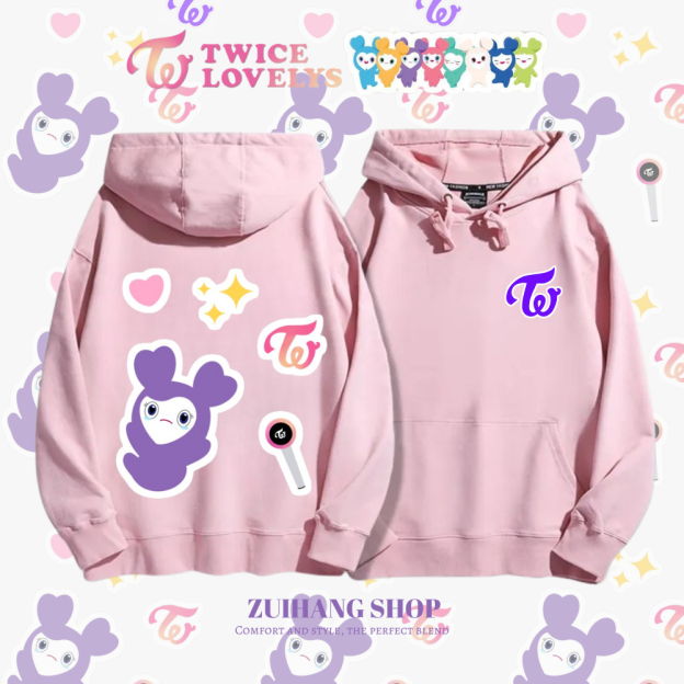 Twicelovely新款 親子情侶男女款連帽衛衣-CASEZONE