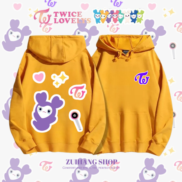 Twicelovely新款 親子情侶男女款連帽衛衣-CASEZONE