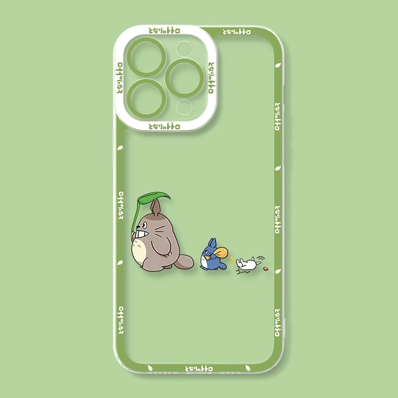 卡通龍貓透明防摔軟殼-CASEZONE