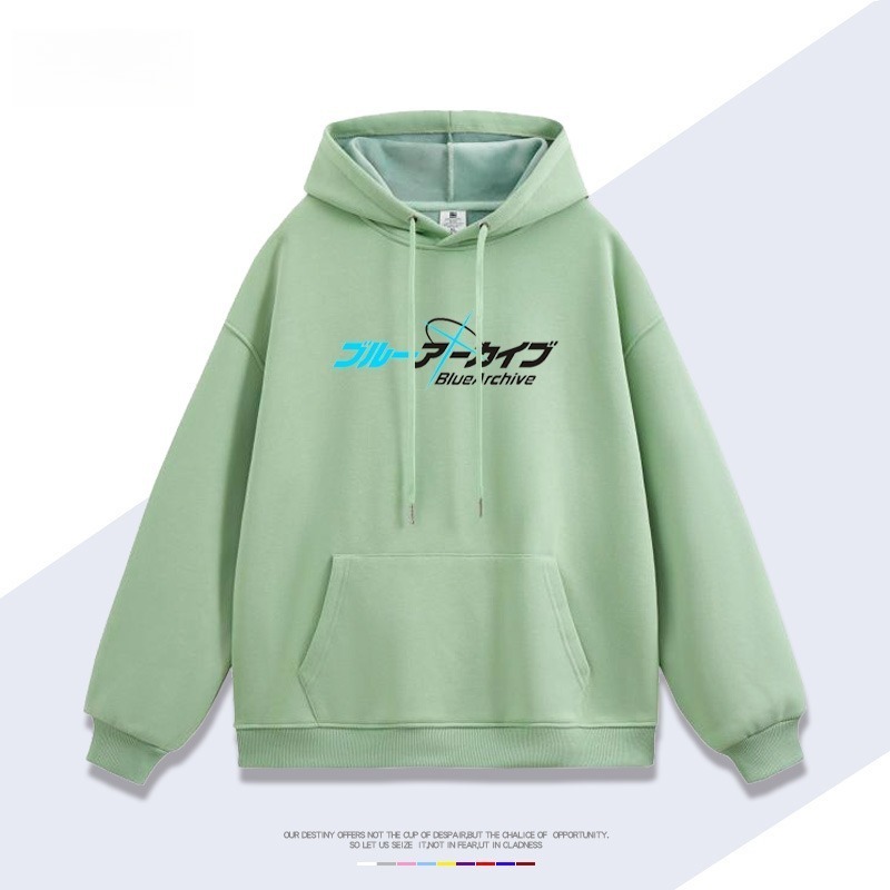 蔚藍檔案新款 親子情侶男女連帽衛衣