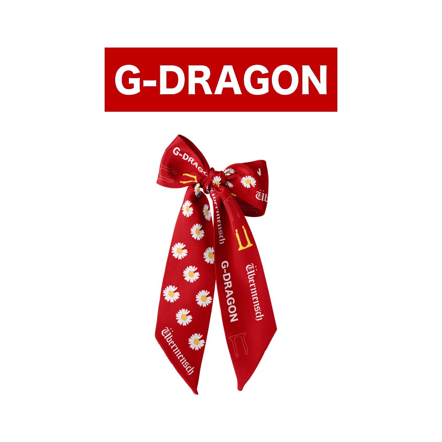 權志龍 GD 原創定製 演唱會概念應援方巾絲巾