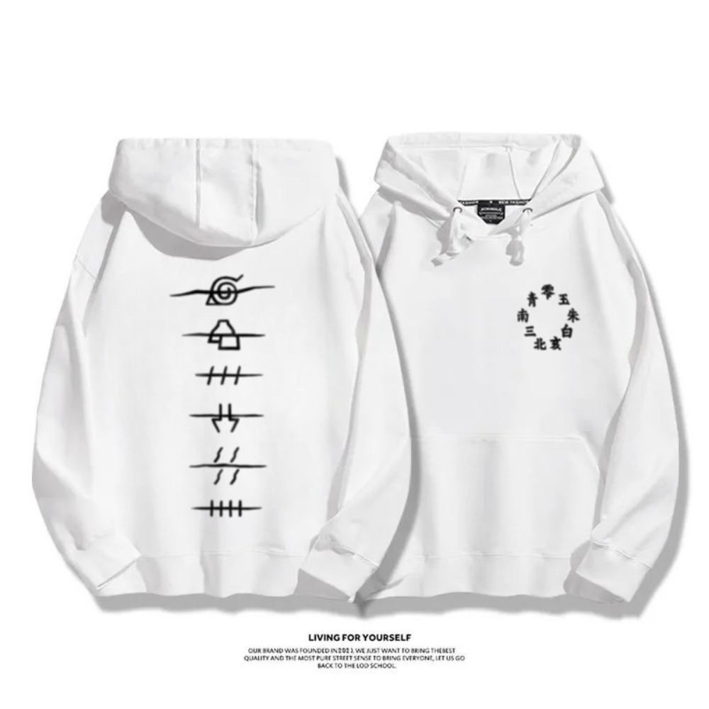 火影忍者曉組織 2025秋冬新款 親子情侶裝連帽衛衣