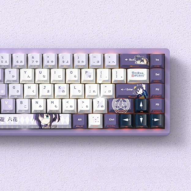 小鳥遊六花 聯名二次元側刻無線機械鍵盤