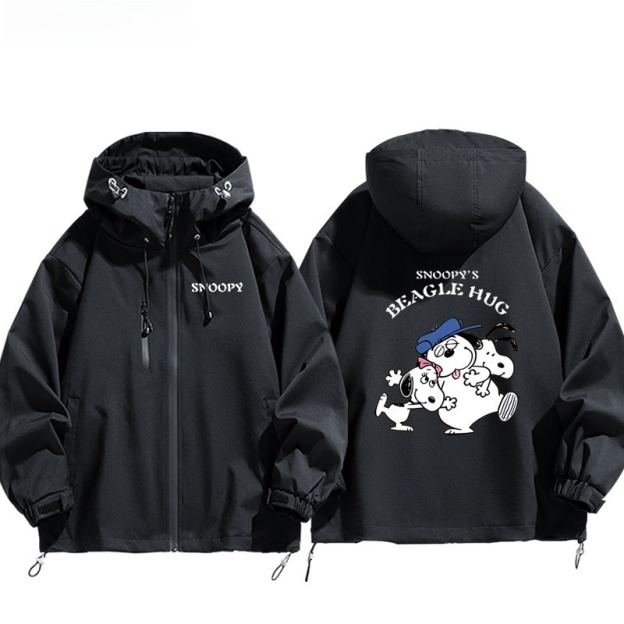 史努比Snoopy周邊 男女同款秋冬衝鋒衣
