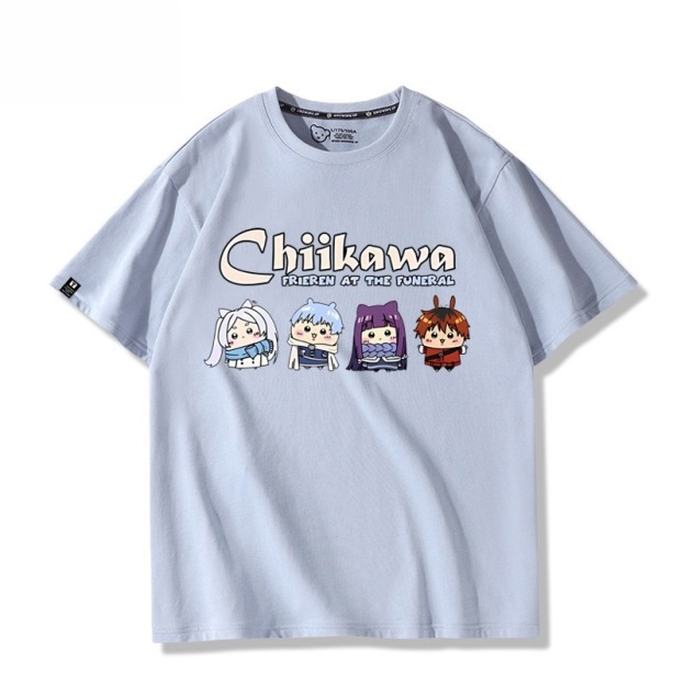 Chiikawa X 葬送的芙莉蓮  印花短袖T恤