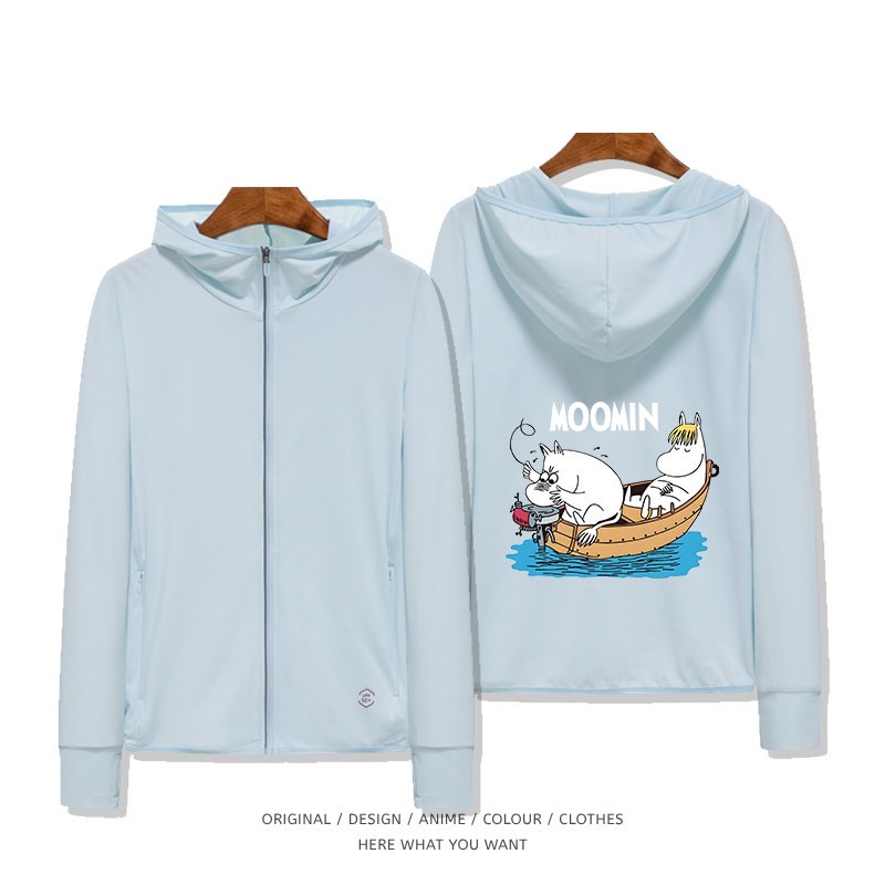 Moomin 嚕嚕米 夏季通勤冰絲速乾涼感防曬外套