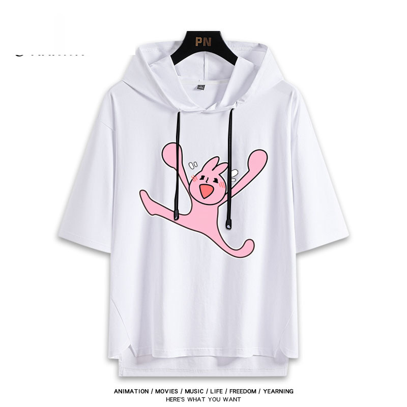 粉紅兔子My Friend Rabbit 連帽短袖T恤