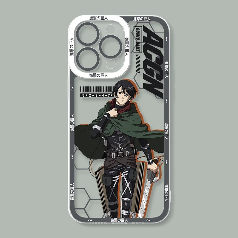 進擊的巨人透明防摔軟殼-CASEZONE