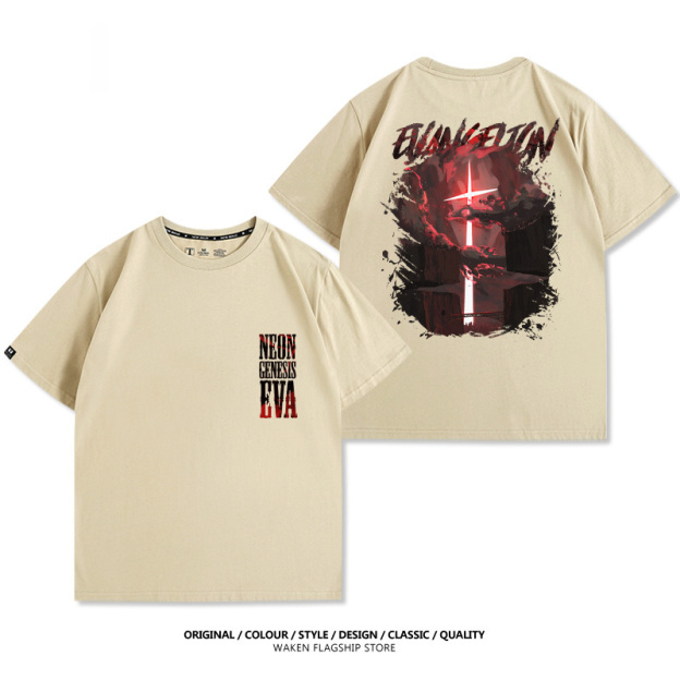 EVA復古十字架 印花T恤