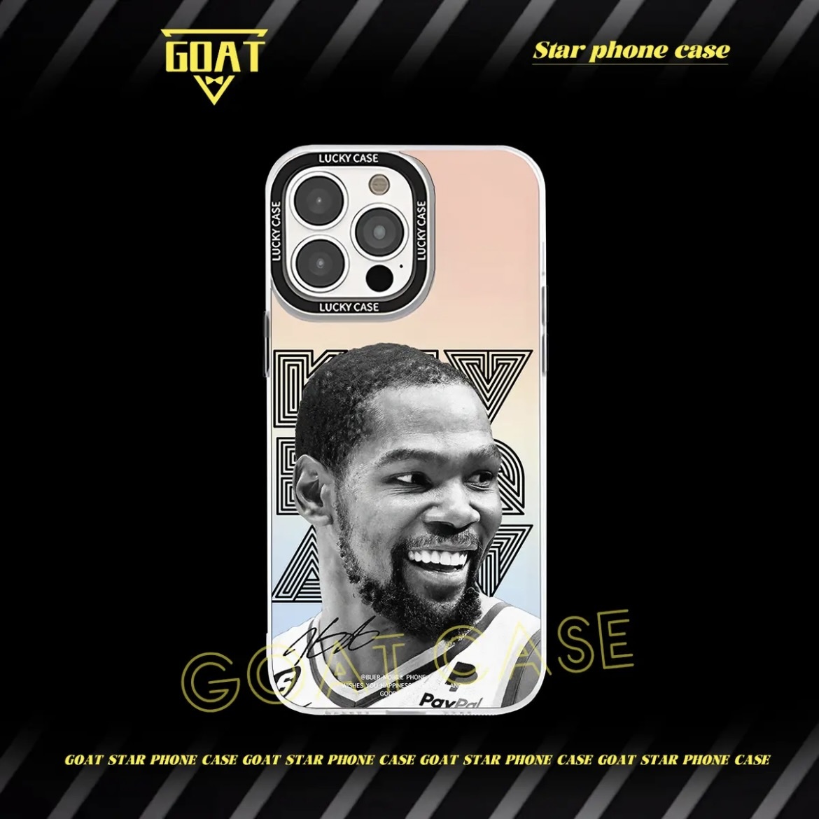 球星肖像｜極光鐳射球星手機殼-CASEZONE