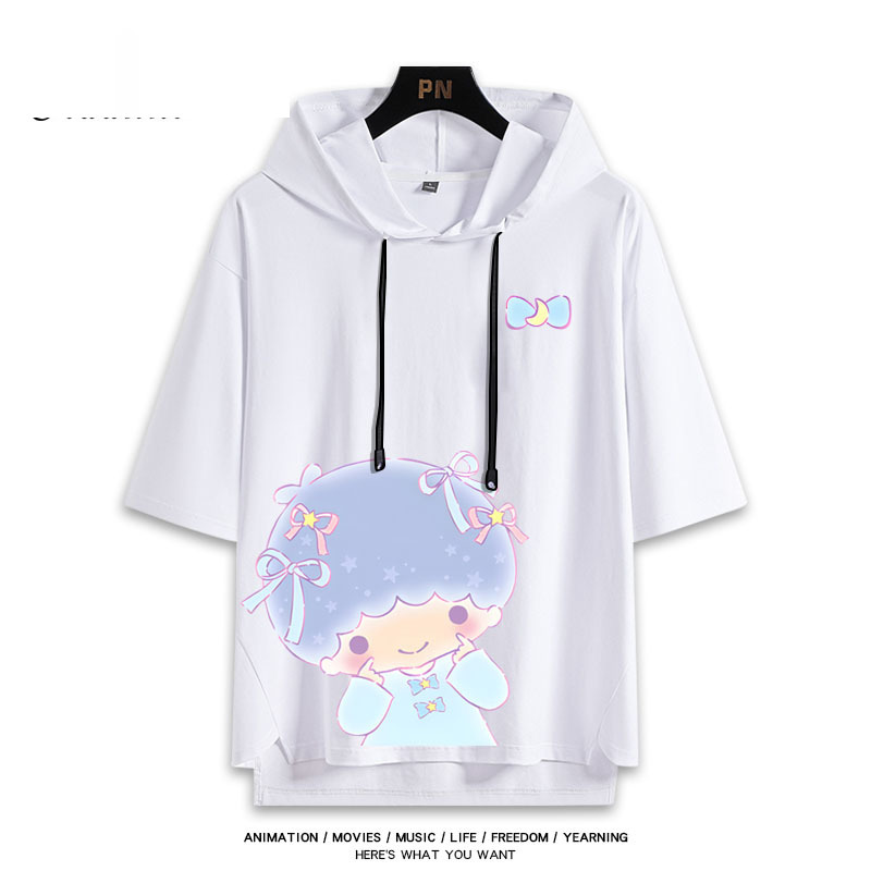 雙子星 Little twin stars 連帽短袖T恤