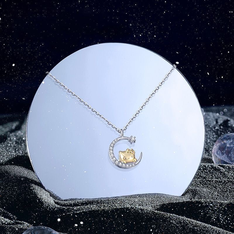 三麗鷗Hello Kitty凱蒂貓 主題躲貓貓水晶項鏈