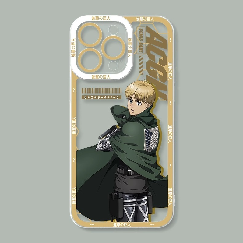 進擊的巨人透明防摔軟殼-CASEZONE