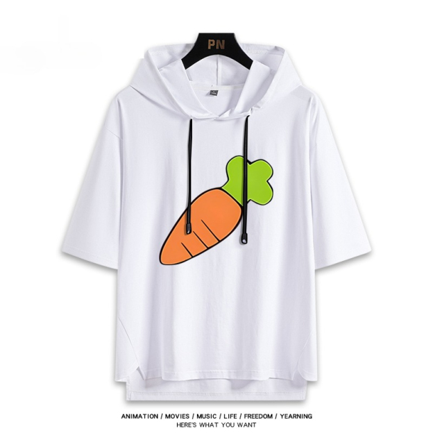 賽馬娘新款 親子情侶男女款連帽短袖T恤