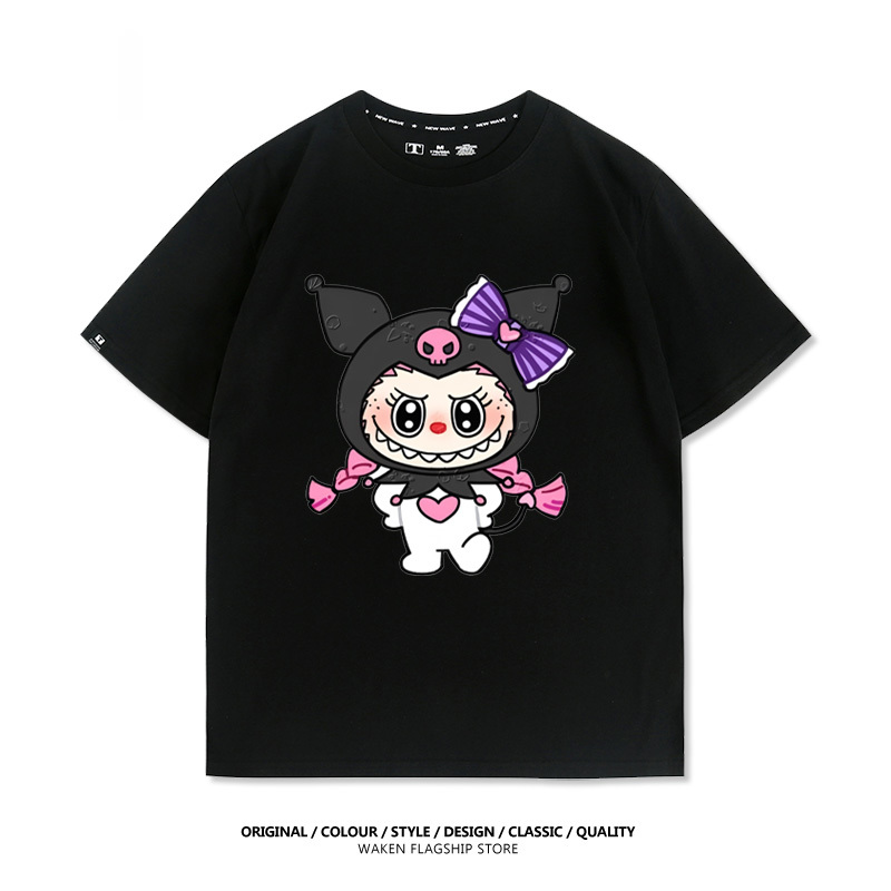LabubuX三麗鷗 印花短袖T恤-CASEZONE