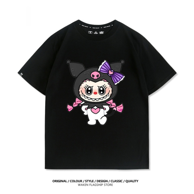 LabubuX三麗鷗 印花短袖T恤-CASEZONE